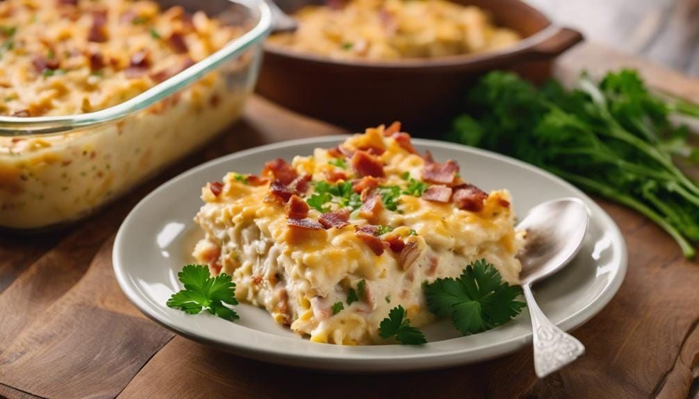 Chicken Bacon Ranch Casserole