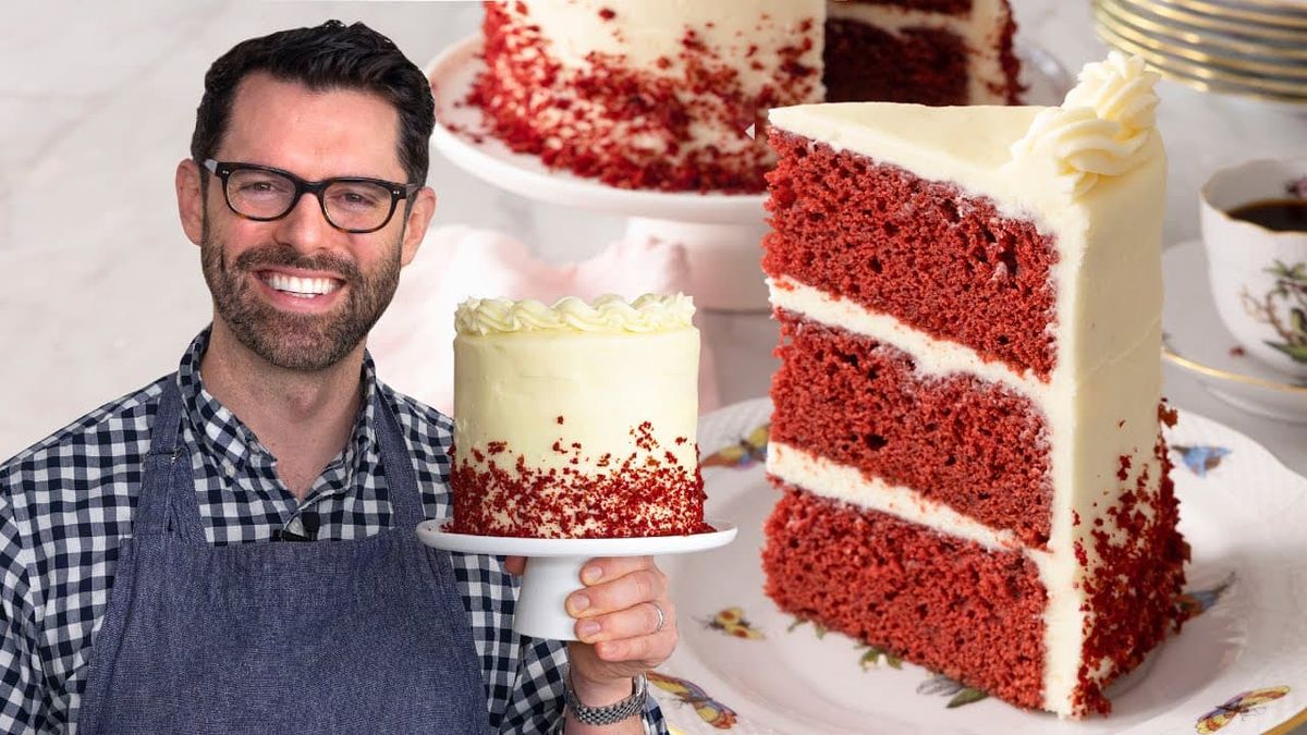 Red Velvet Cake Recipe (Step-By-Step Photos)