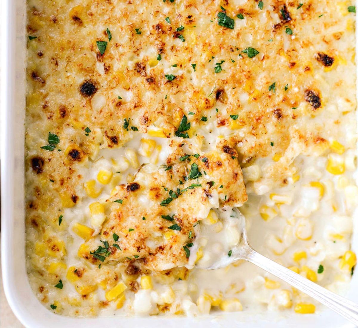 Creamed Corn Au Gratin