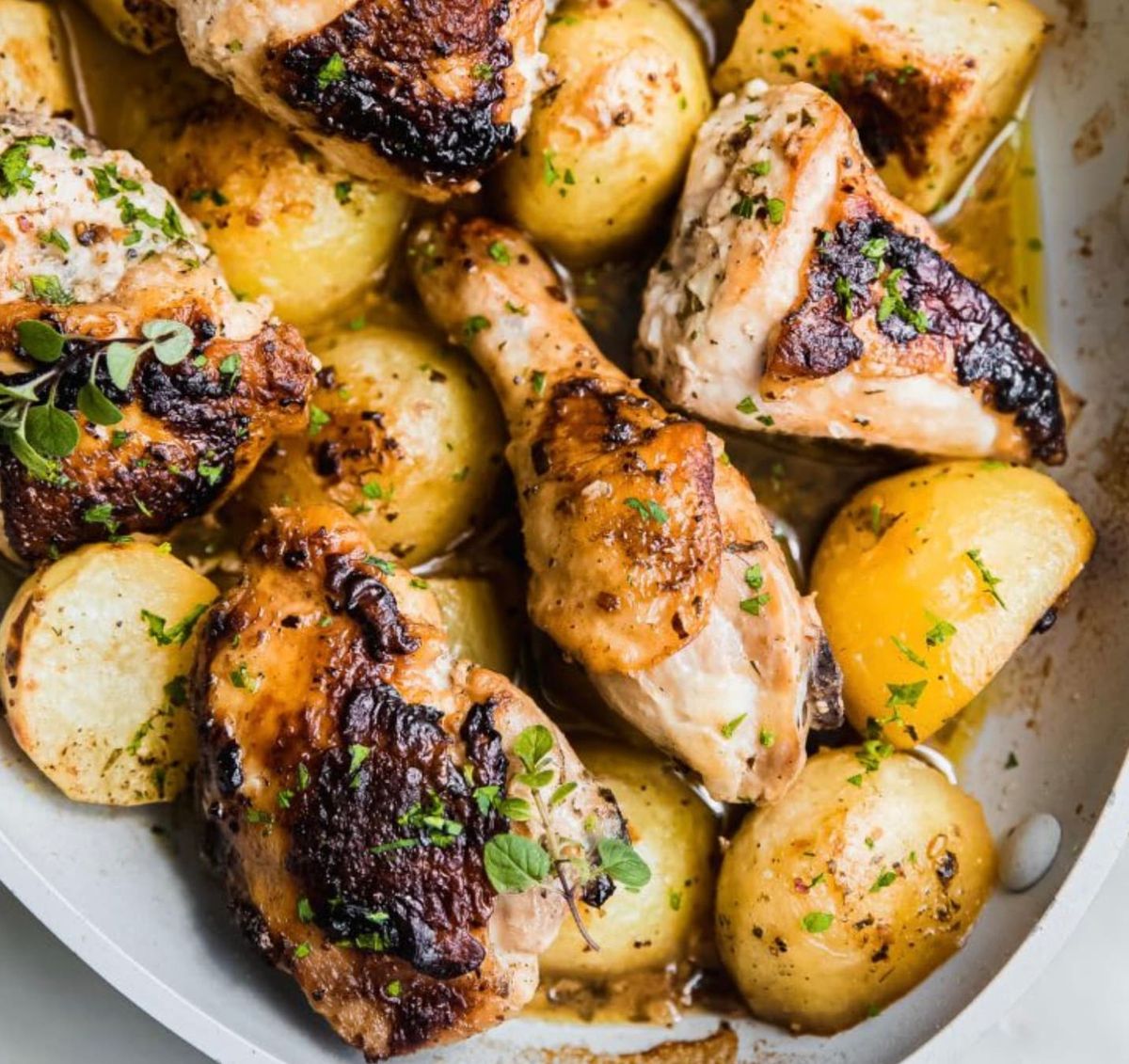 Greek Chicken and Potatoes