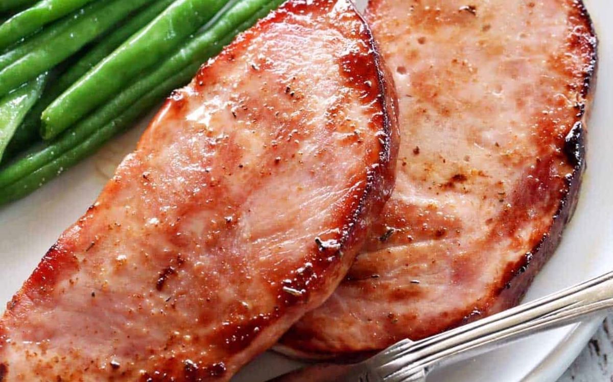Easy Pan-Fried Ham Steak