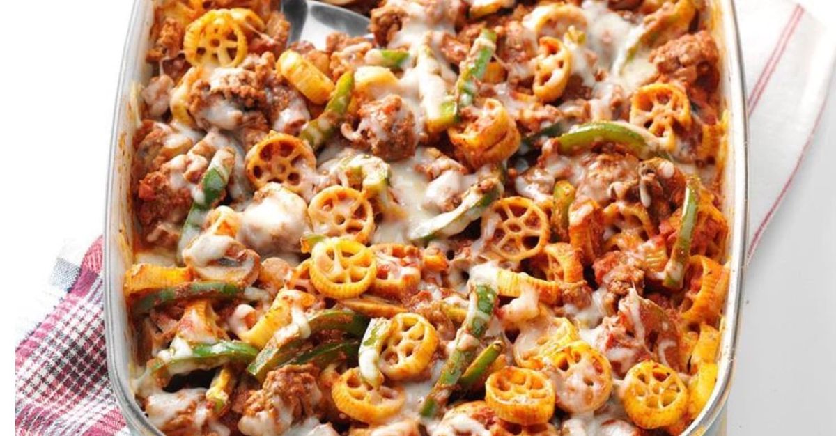 Wagon Wheel Pasta Casserole