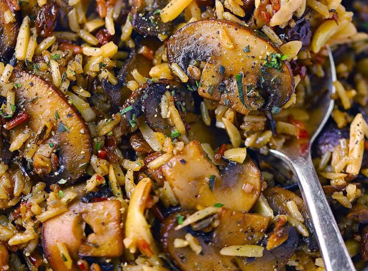 Wild Rice and Mushroom Pilaf