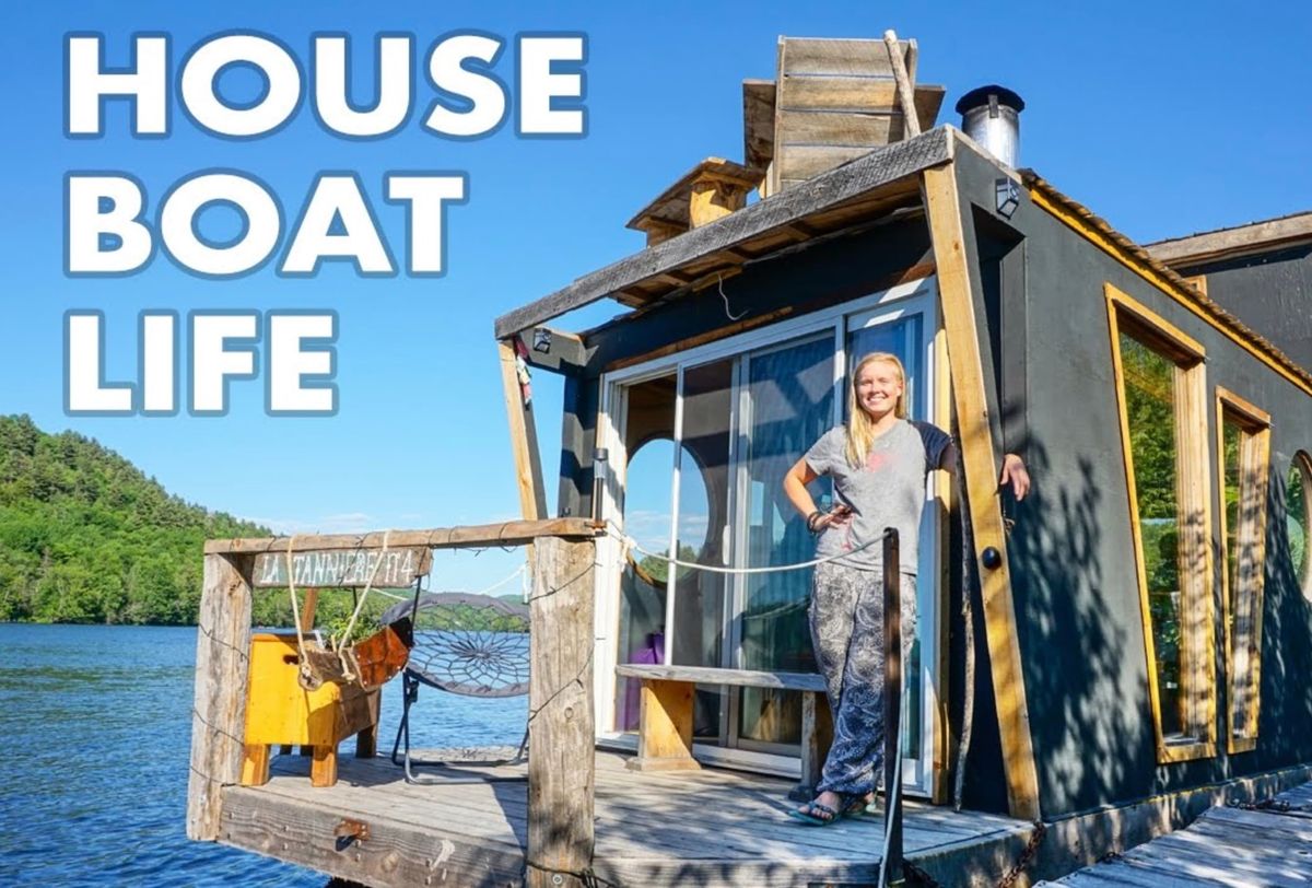 This Woman Built A Tiny House That Floats On The River