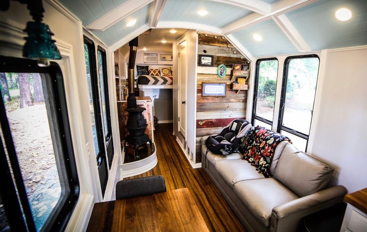 This Family Converted A School Bus Into Their Dream Home