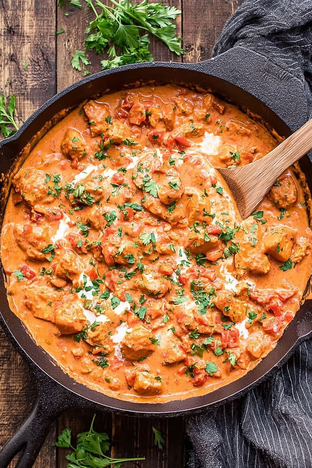 Easy Smokey Chicken Paprikash