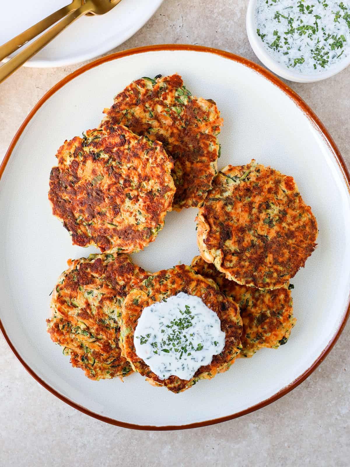 Zucchini & Sweet Potato Fritters