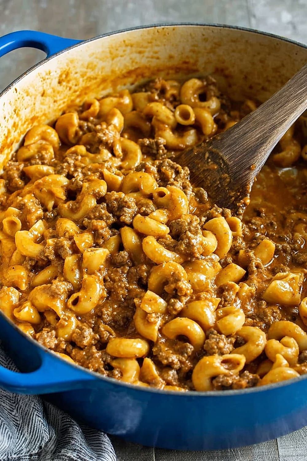 Creamy Tomato Macaroni Beef