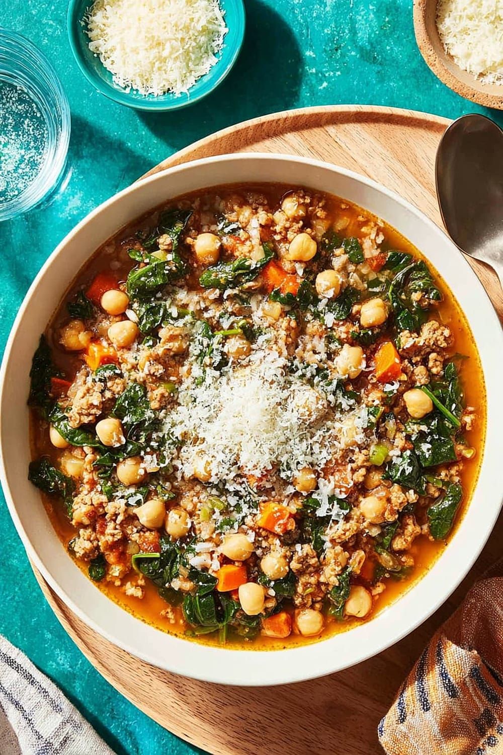 Hearty Chickpea & Spinach Stew