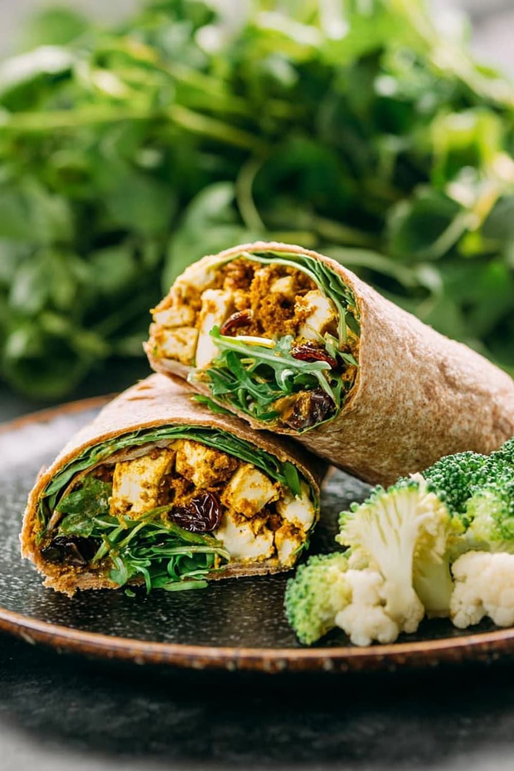 Coconut Curry Salad Wrap