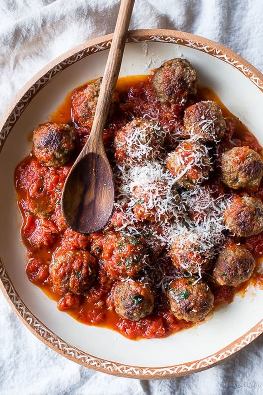 Spanish Style Lamb Meatballs in Tomato Sauce