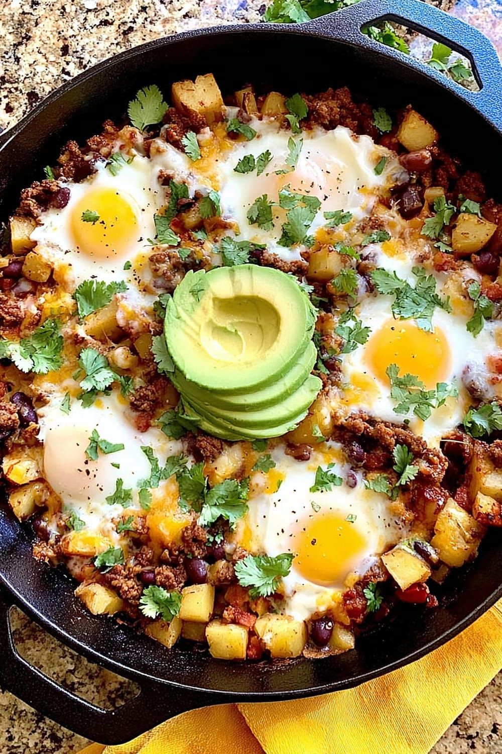 Hearty Mexican Breakfast Skillet