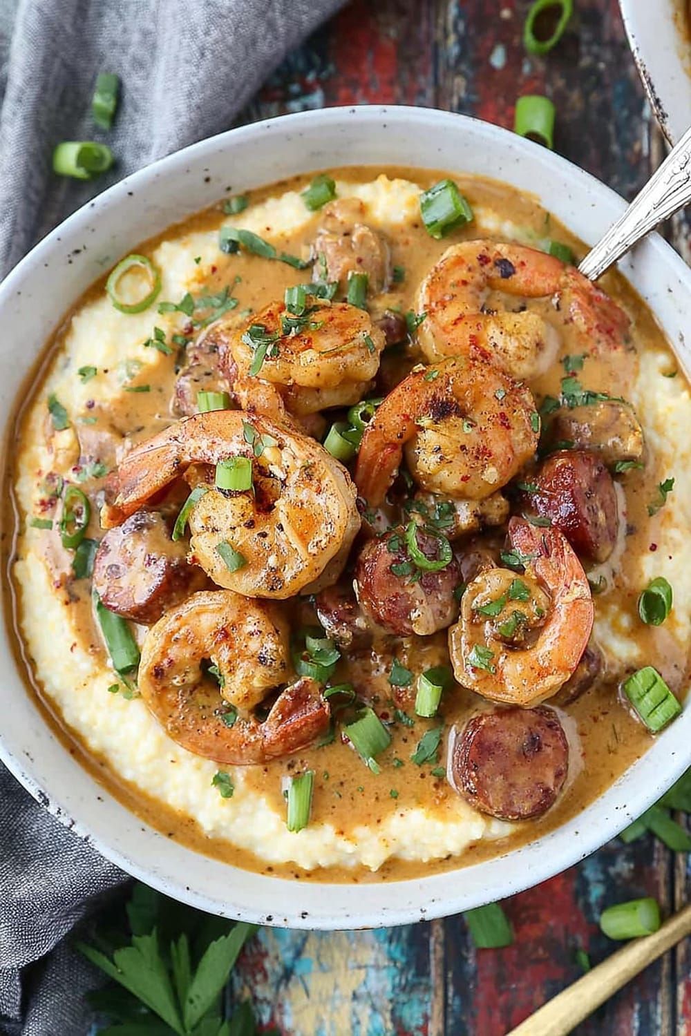 Cajun Shrimp and Grits