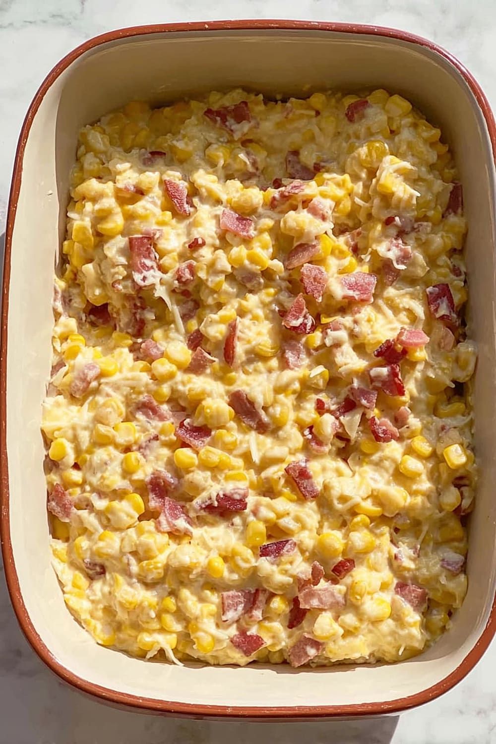 5-Ingredient Cheesy Corn Bake