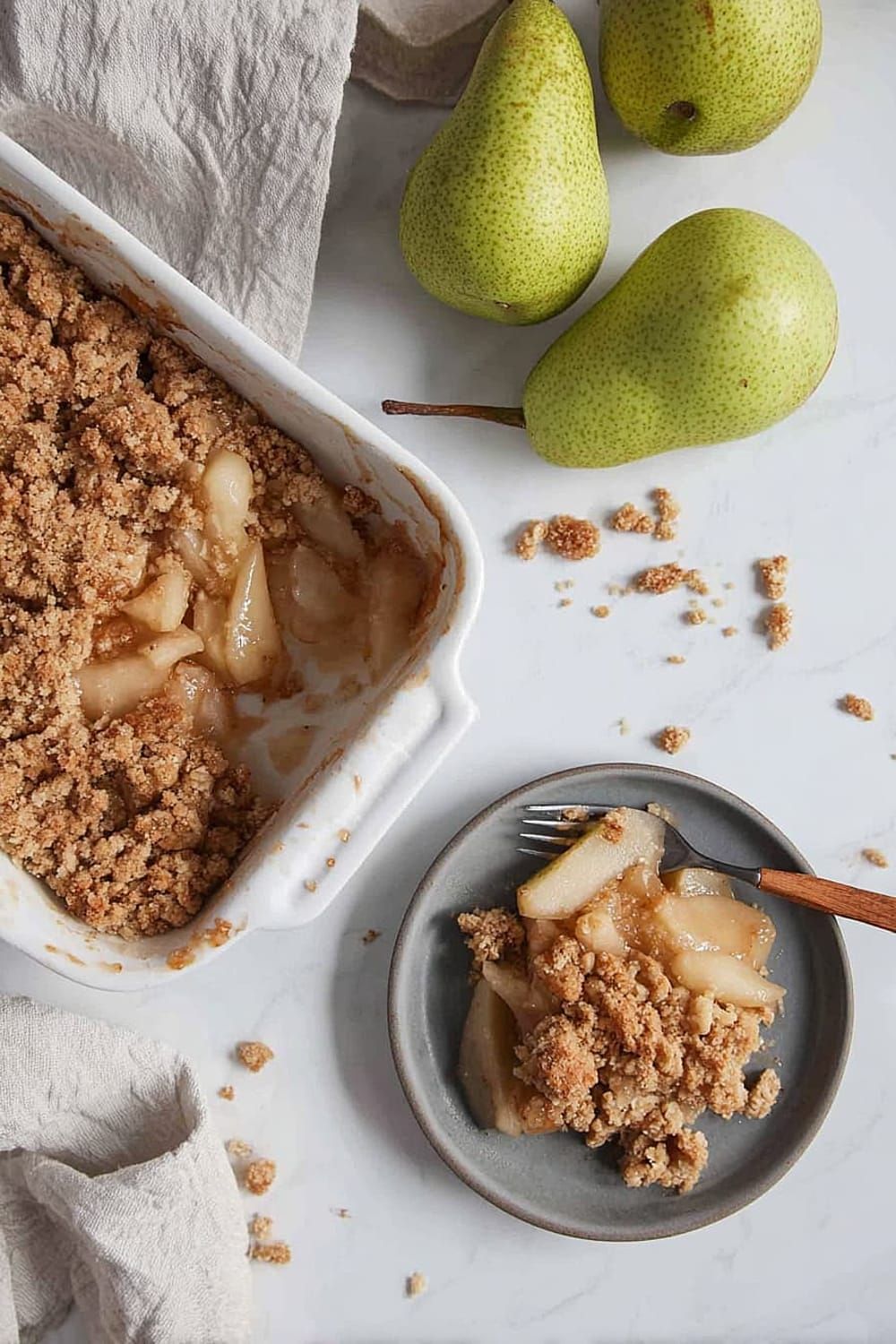 Cinnamon Pear Crumble