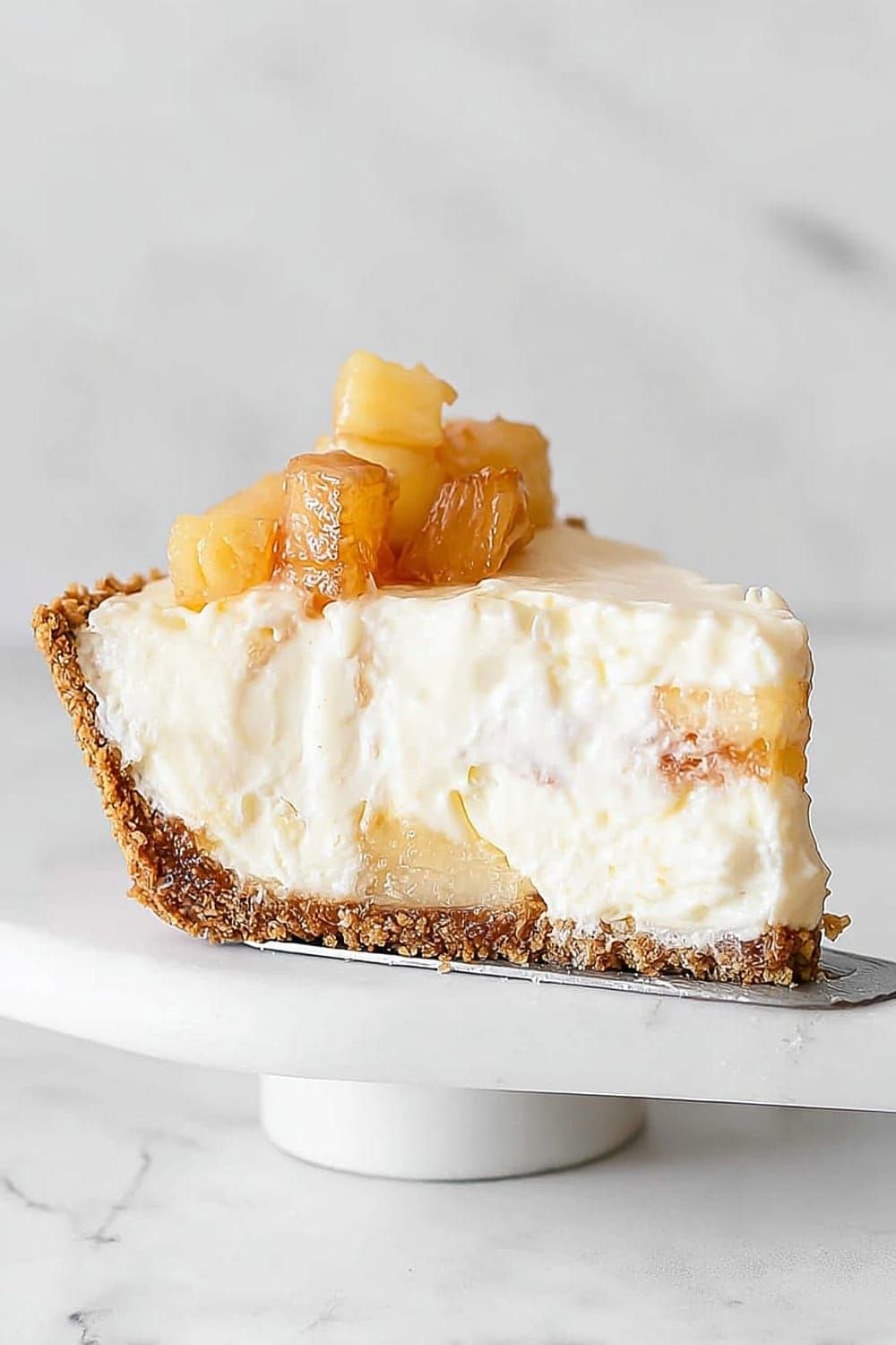No Bake Pineapple Pie (with cream cheese)