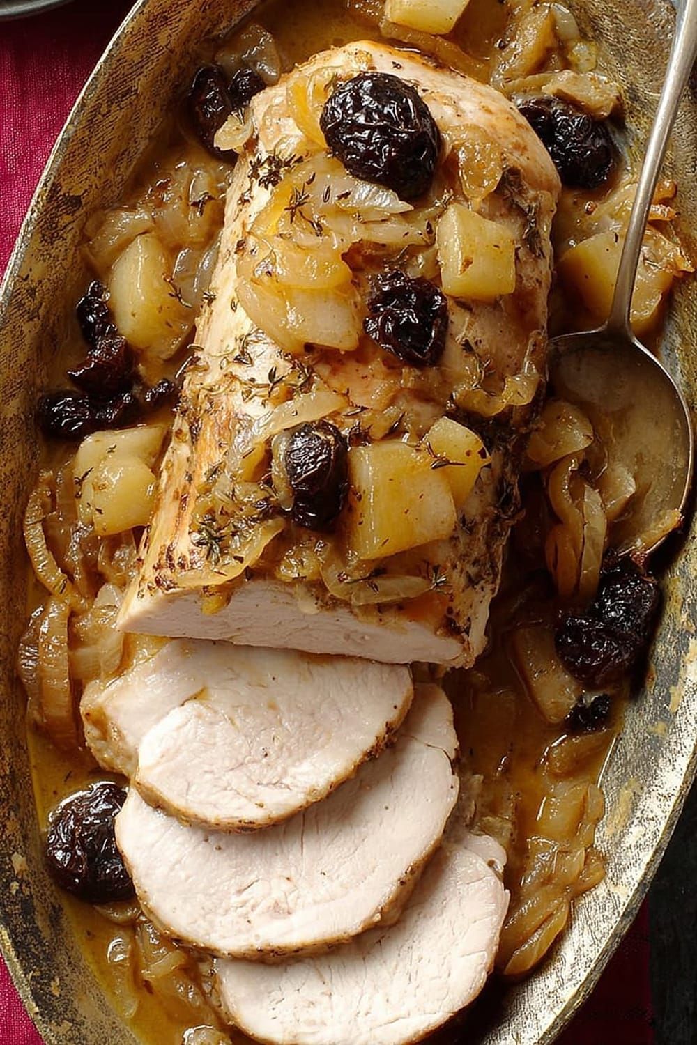 Country French Pork with Prunes and Apples