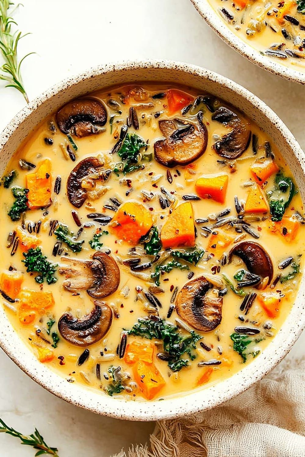 Cozy Autumn Wild Rice Soup