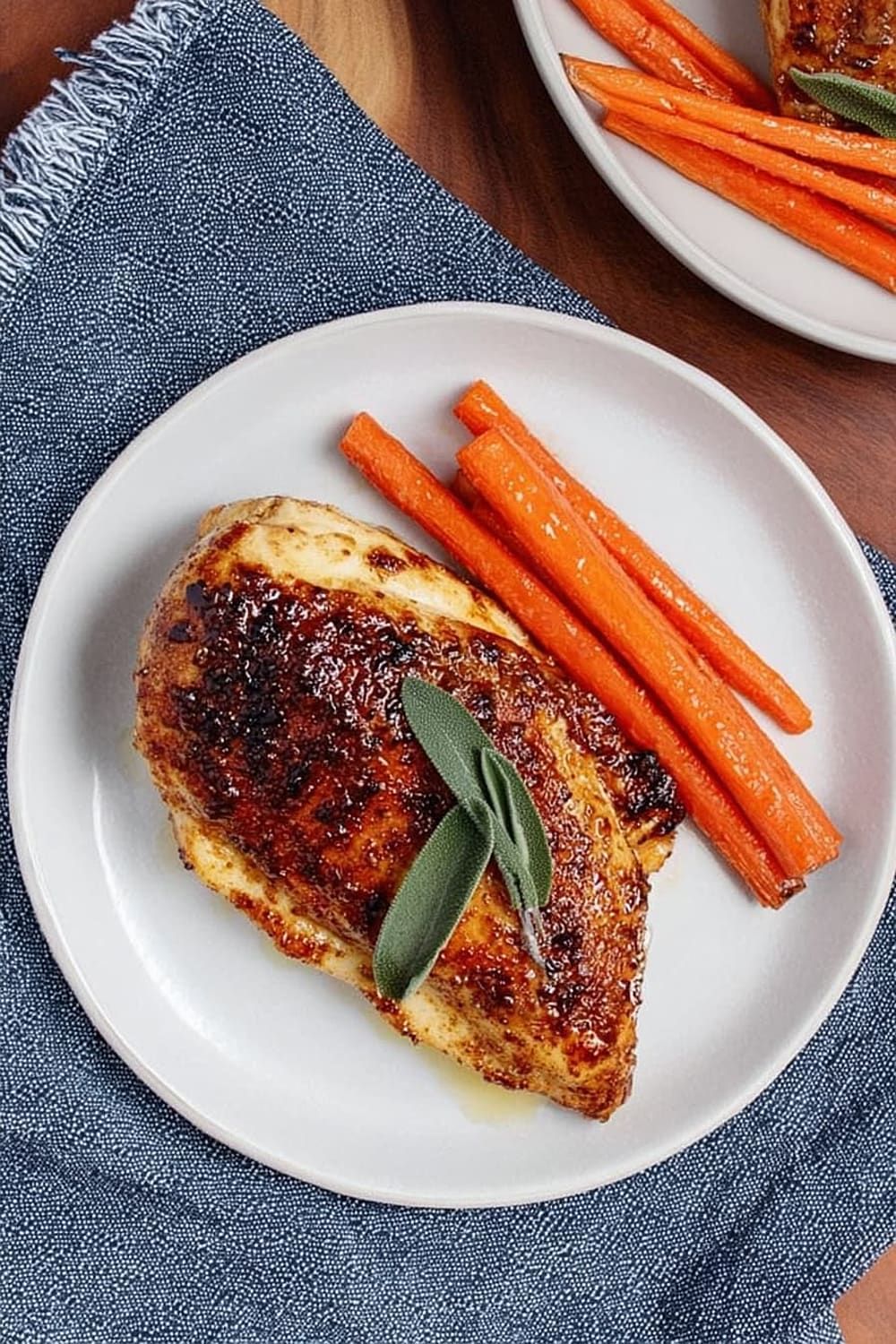 Apple Cider Glazed Chicken Breast with Carrots