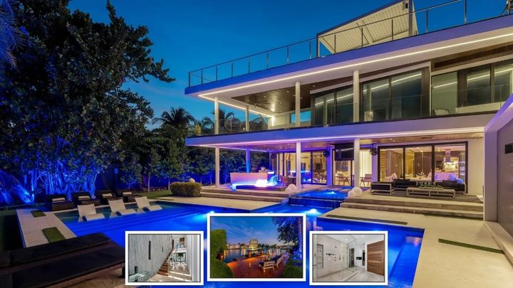 This Miami Mansion Has Its Own Aquarium and Dock