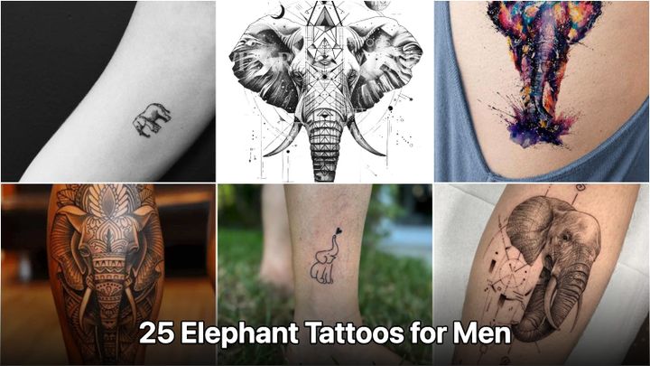 24 Elephant Tattoos for Men That Turn Heads