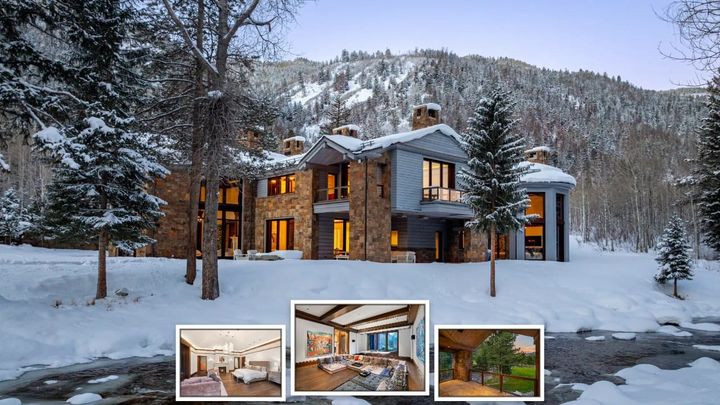 This Aspen Estate Boasts River Access and Independence Pass Views