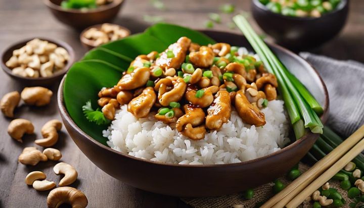 delicious homemade cashew chicken