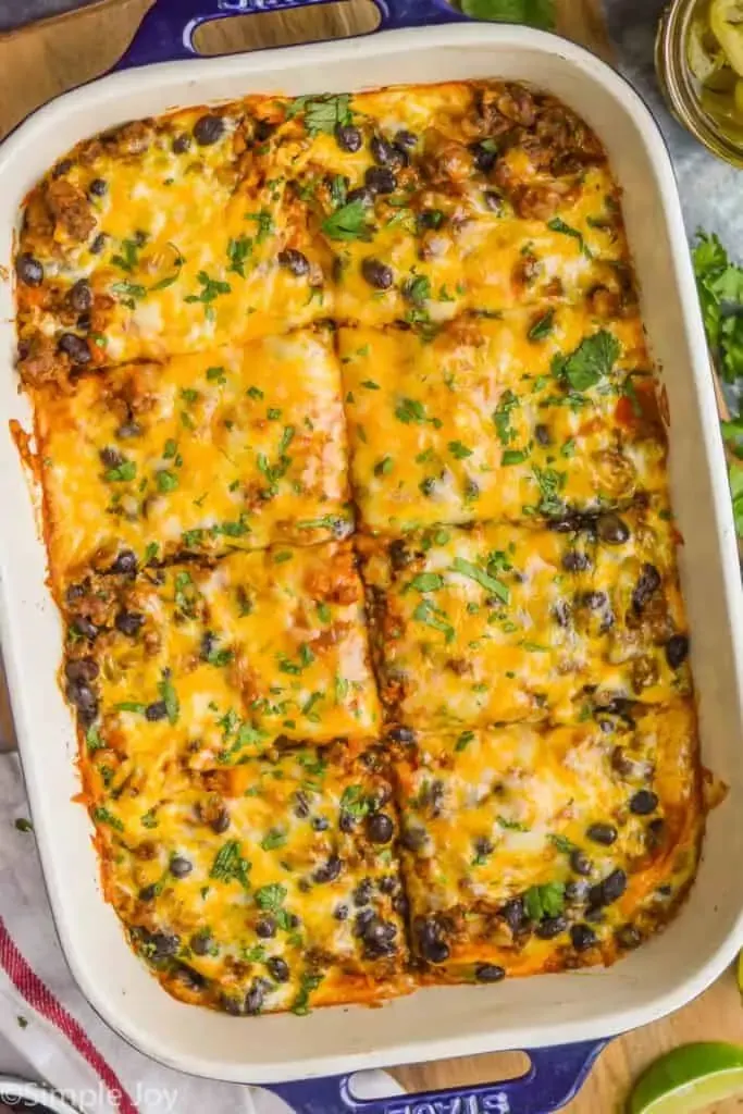 The ‘Lazy’ Enchilada Casserole That’s Always First to Disappear