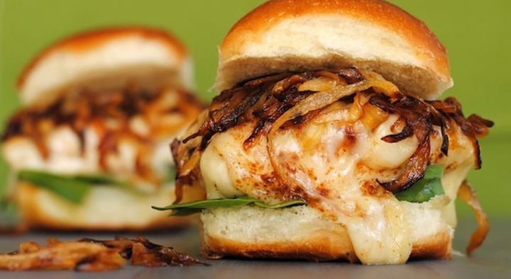 French Onion Chicken Sandwich