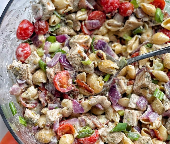 Bacon Ranch Pasta Salad