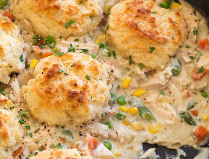 Chicken Biscuit Pot Pie