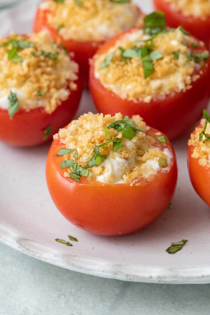 Goat Cheese Stuffed Tomatoes