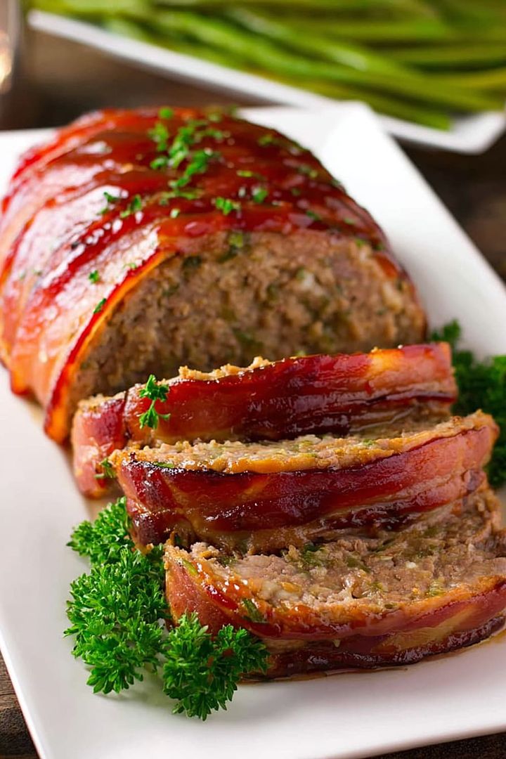 Bacon-Wrapped Meatloaf (Elvis Favorite)