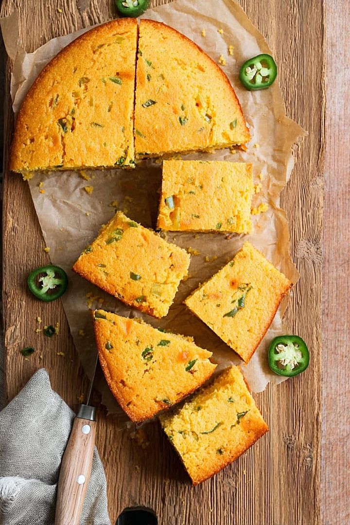 Buttermilk Jalapeño Cheddar Cornbread (Dolly Parton Favorite)