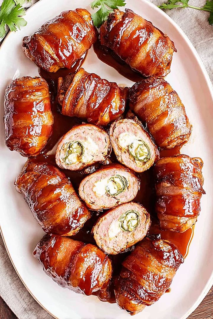 Bacon Wrapped Armadillo Eggs