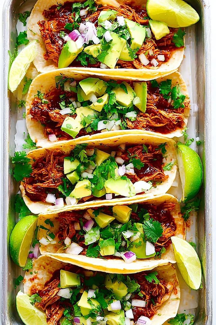 Mole Chicken Tacos