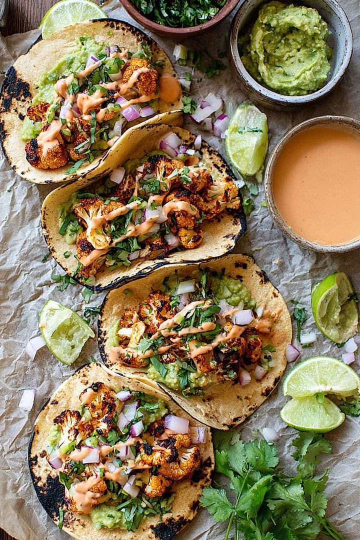 Chipotle Cauliflower Tacos
