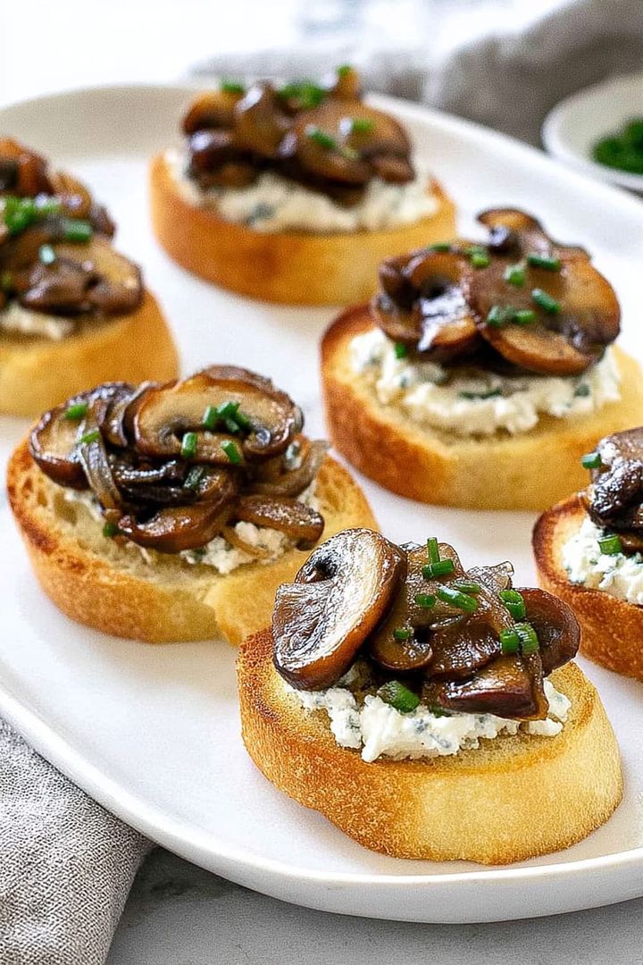 Mushroom Crostini