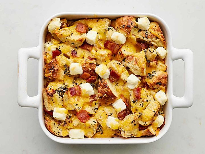 Everything Bagel Breakfast Casserole