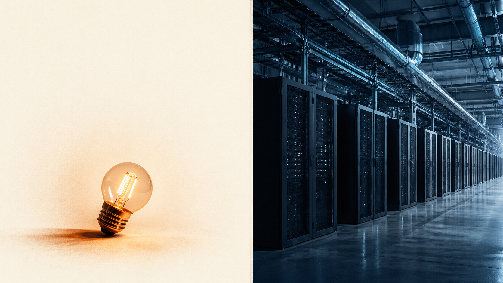 Asimetría energética 20W vs ~25MW