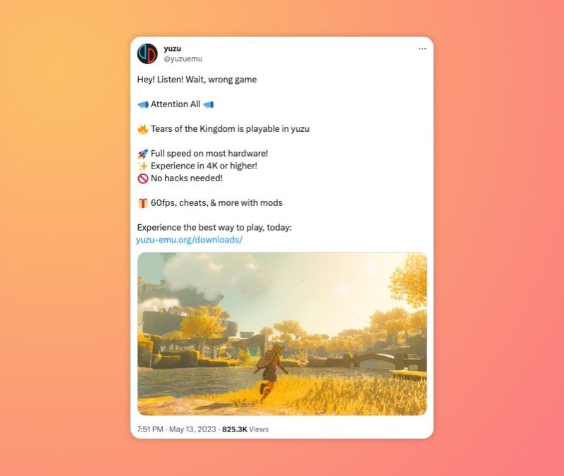 Yuzu on Twitter