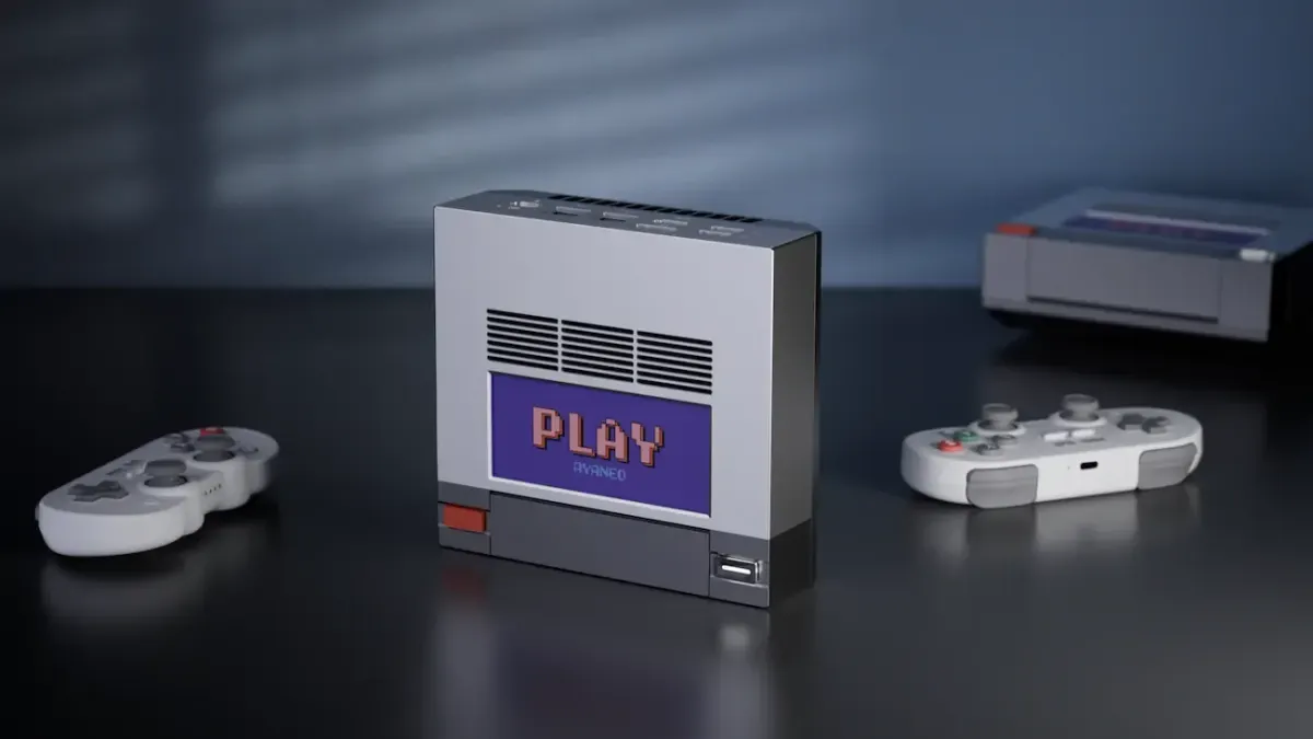 The AYANEO AM02 is a mini PC that looks like a modern NES, now