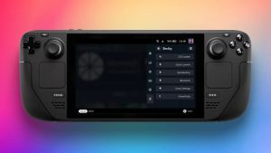 Steam Deck showing Decky