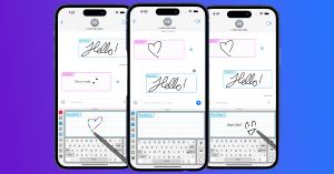 This iOS app brings Nintendo's PictoChat to your text messages