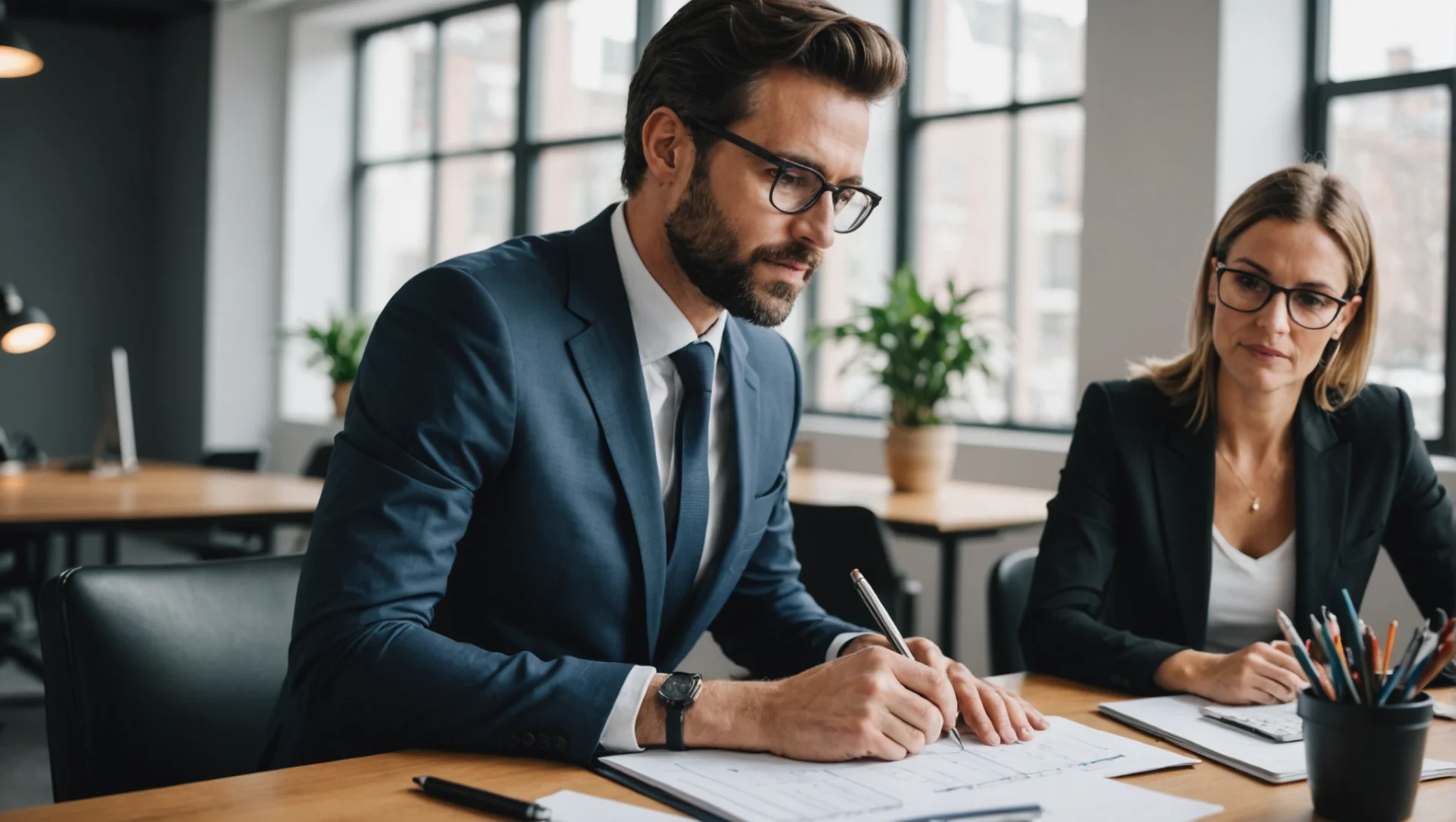 person with teammate - How to Dissolve an LLC in Arkansas