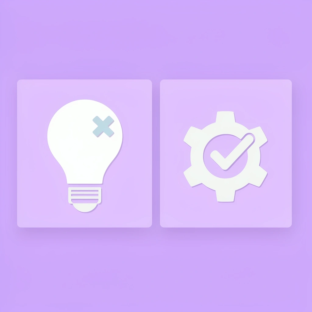 Before and after comparison: left side shows simple one-step filing, right side shows complex multi-step dissolution process