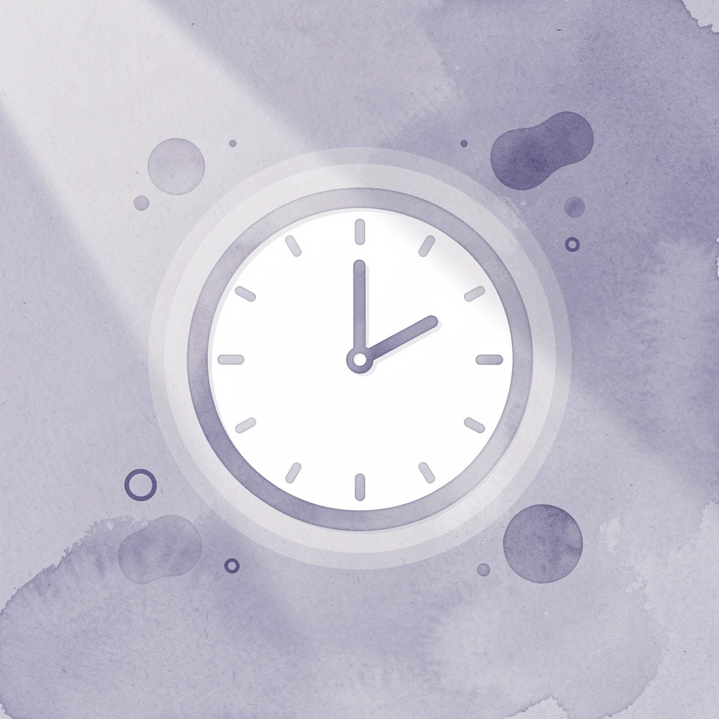 Clock icon representing urgency of starting closure process