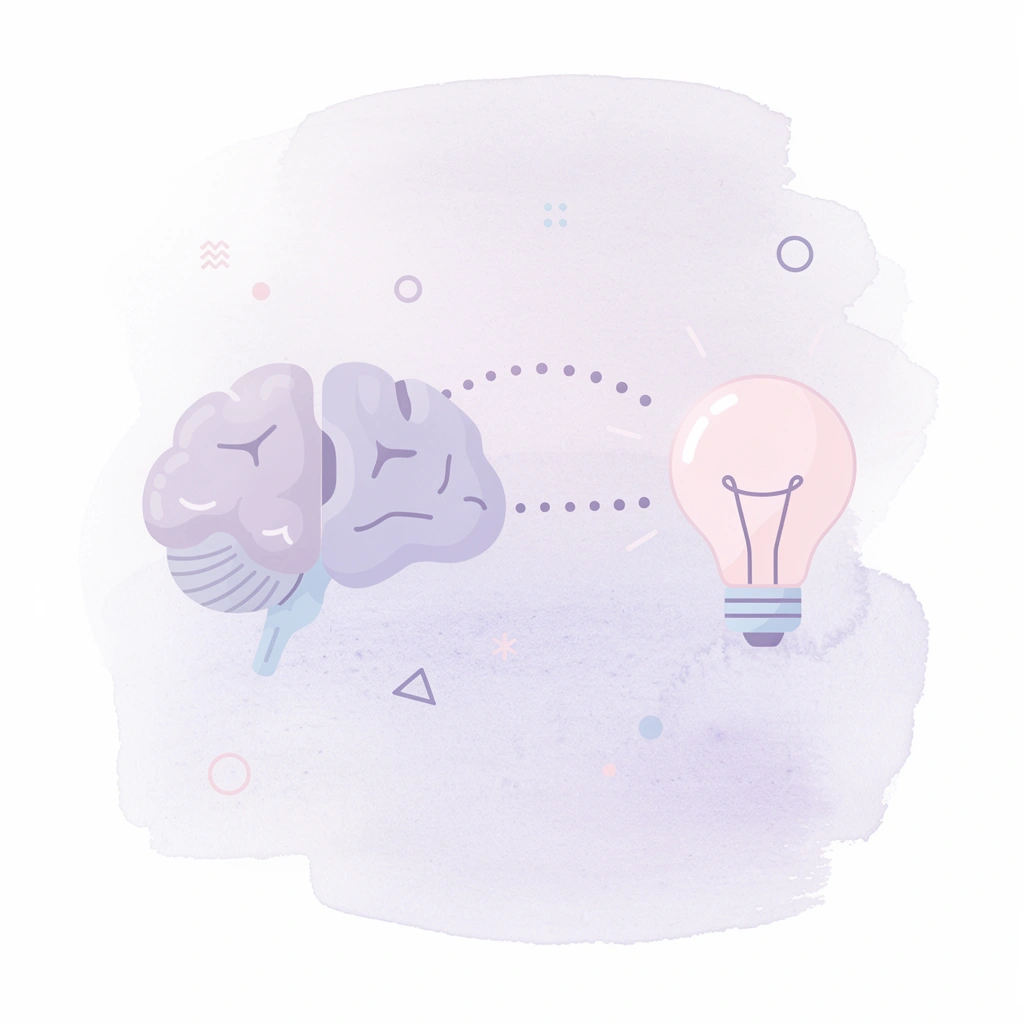 Lock and key icons connected by a dotted line representing closure and new beginnings