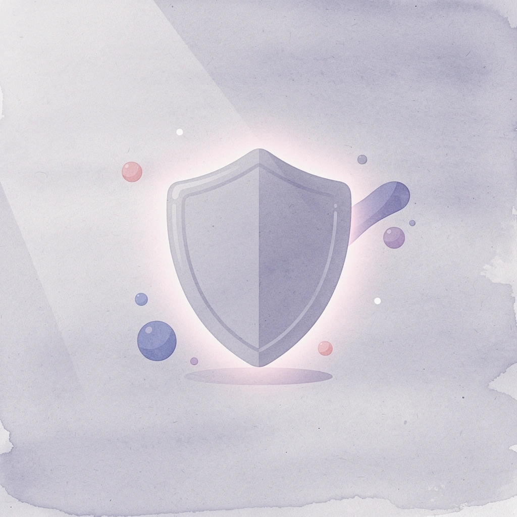 Shield icon representing protection through proper preparation