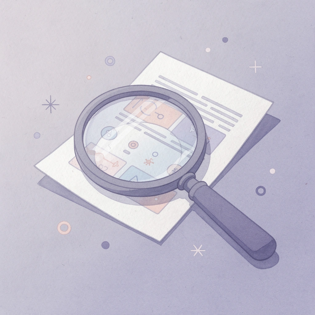 Magnifying glass examining common founder mistakes during business dissolution